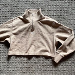 KITH Rae Quarter Zip - Coffee Heather